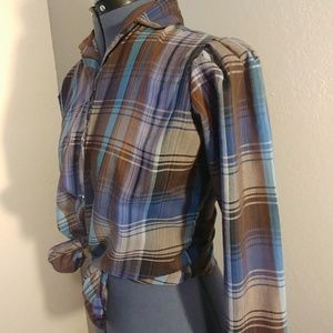 Vintage Kenny Rogers Plaid